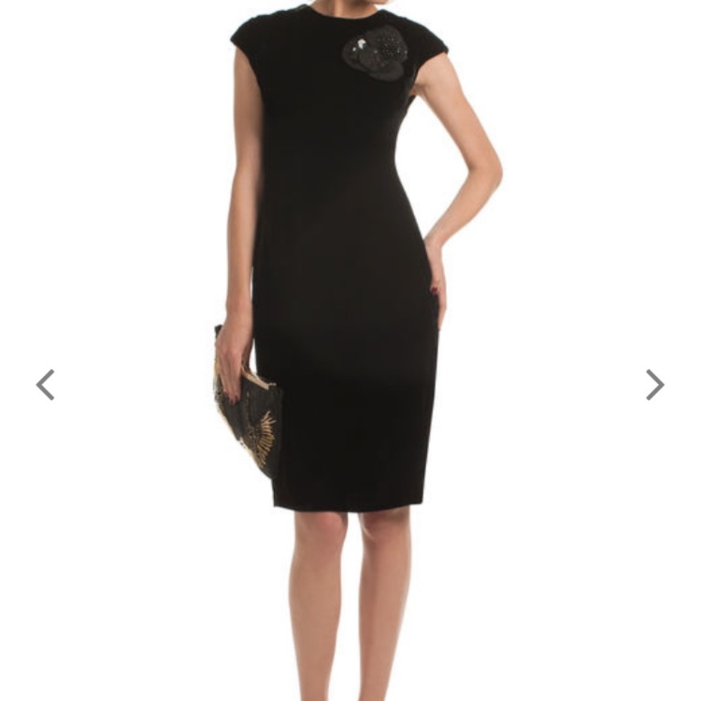 Trina Turk Disco Dress (black velvet)